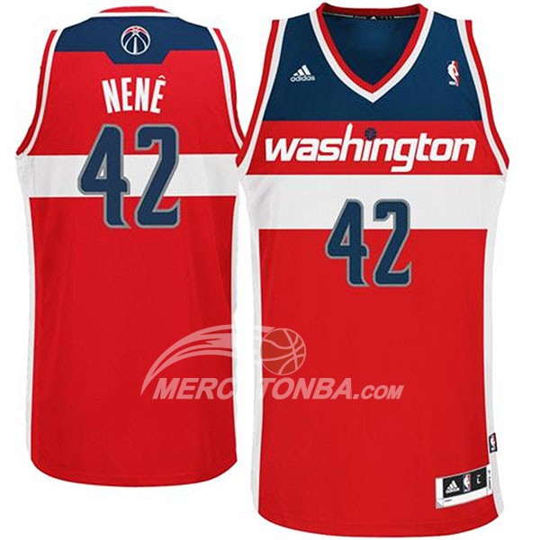 Maglia NBA Nene Washington Wizards Rojo